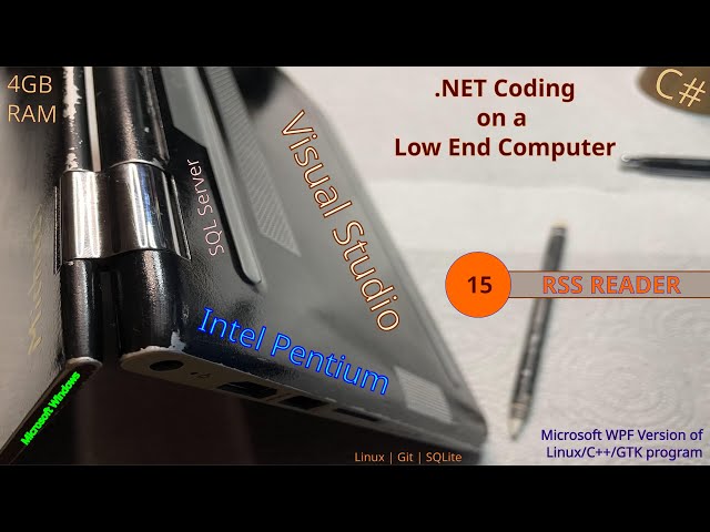 .NET Coding on Low-End PC - 15 RSS Reader