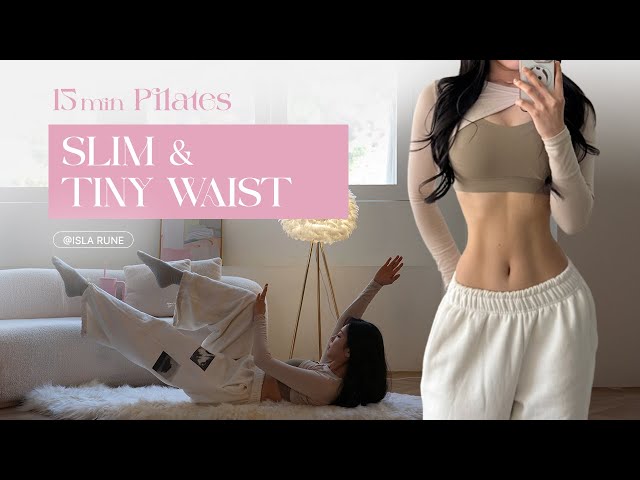15 Min Slow Burn Pilates: Deep Sculpt for a Slim & Defined Waist 🔥