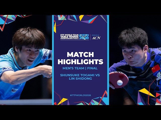 Shunsuke Togami vs Lin Shidong | MT - Final | #ITTFWorlds2026