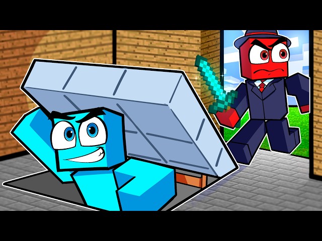 100 PLAYERS SURVIVE IN SECRET BASES IN MINECRAFT!