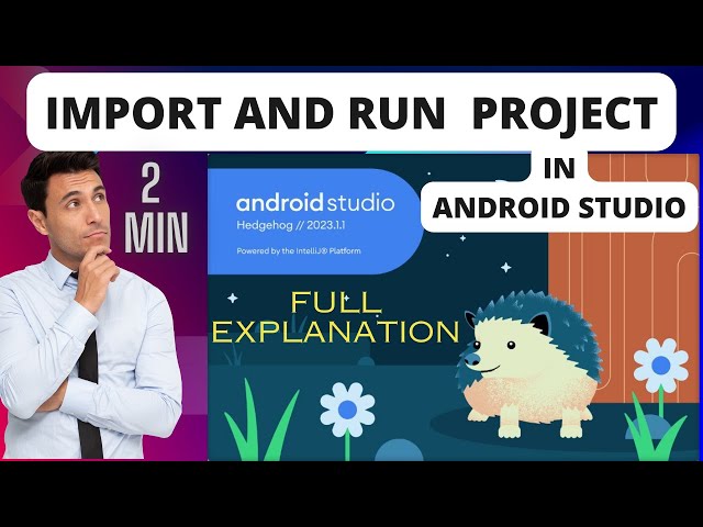 How to import and Run App Project  in Android Studio | Android Studio Tutorial | College Coders |