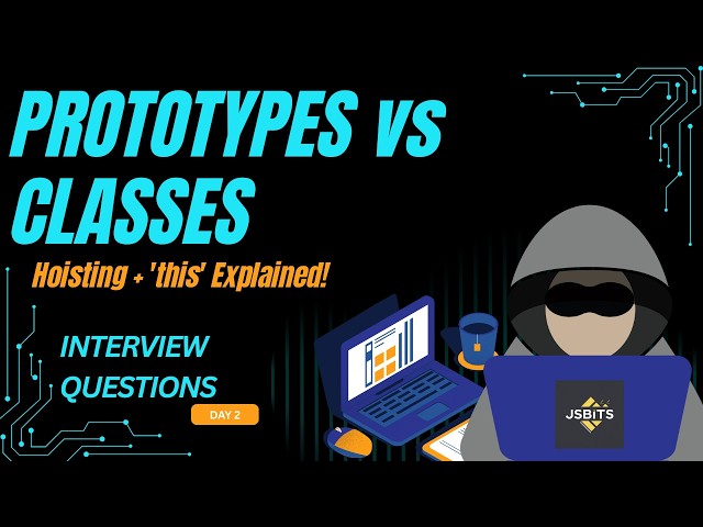 JavaScript Interview Questions Day 2 | 'this' Keyword, Hoisting & Prototypes vs Classes