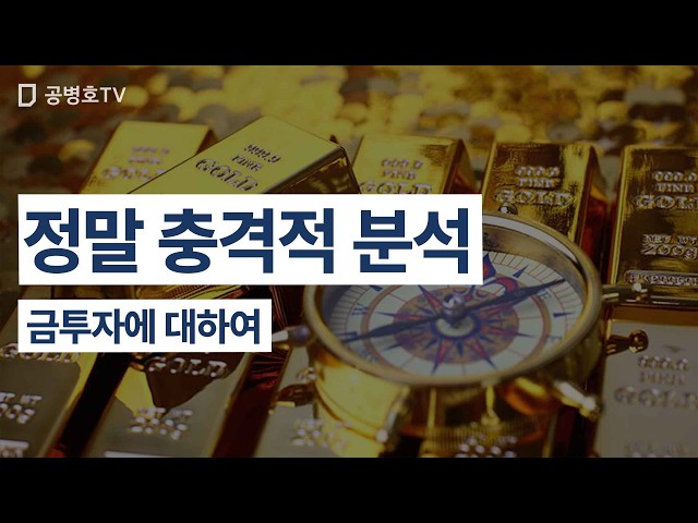 A truly shocking analysis on gold investment [Gong Byung-ho TV]