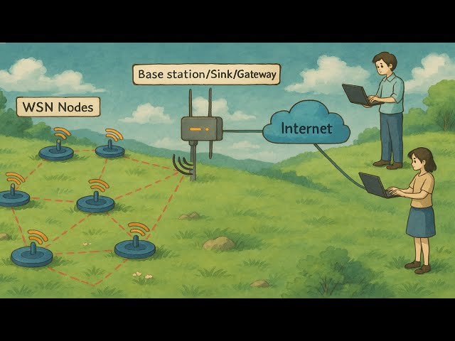Wireless Sensor Networks (WSN) - Network Diagram, Application, Challenges