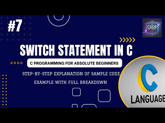 Switch Statements in C