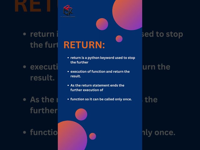 Difference between return and yield in python. #shorts #grktraining