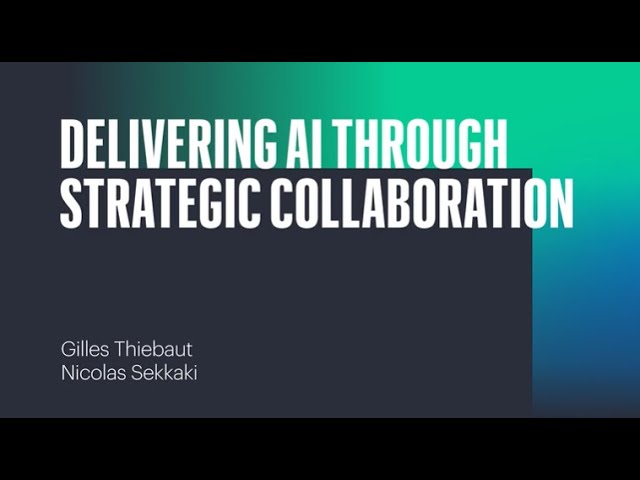Delivering AI Through Strategic Collaboration