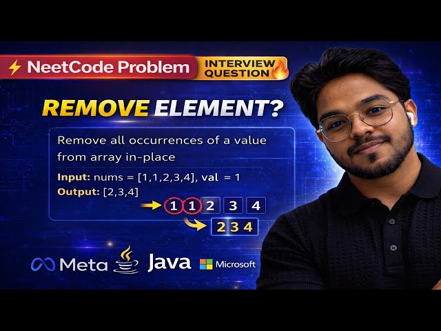 Remove Element | Java Solution 🔥 | LeetCode 27 | NeetCode | Easy DSA