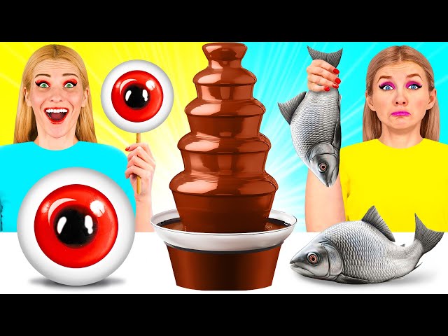 Desafío De Fuente De Chocolate | Fantásticos Trucos De Comida por PaRaRa Challenge