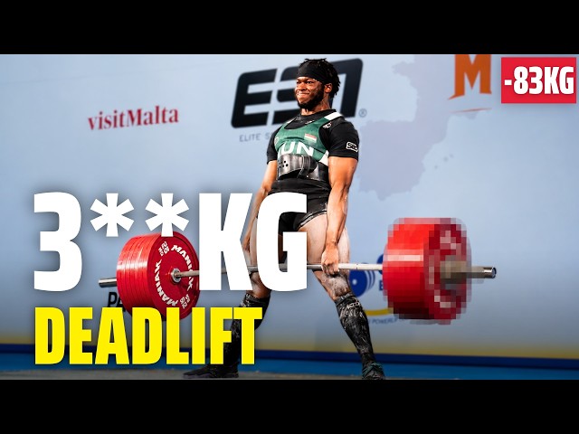 Enahoro DOMINATES Europeans 2026 | 827.5KG Total