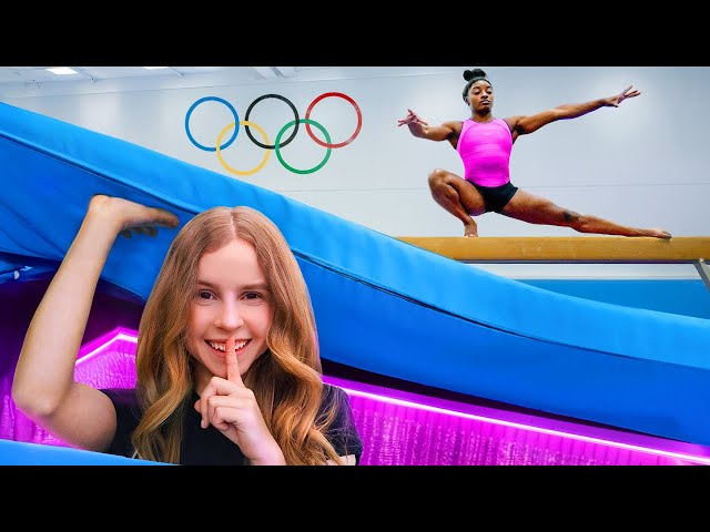I Hid From the World's Best Gymnasts!