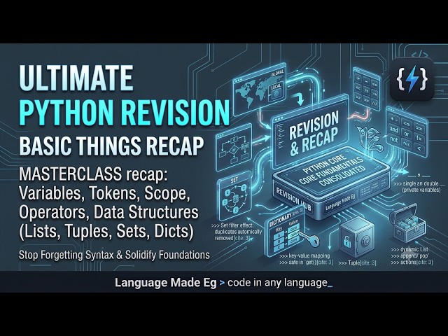 Python Fundamentals Recap: Variables, Logic, and Data Structures