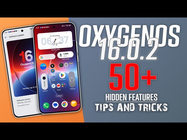 OxygenOS 16.0.2 Is INSANE! 50+ Hidden Features I Tested | Ultimate Tips & Tricks for OnePlus 🔥 