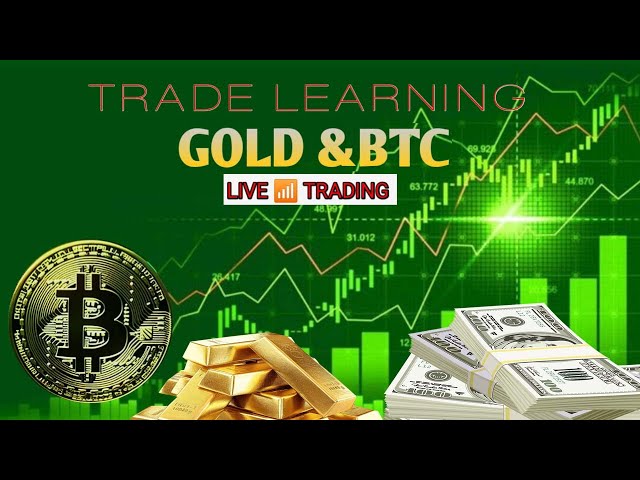 GOLD & BTC LIVE trading and scalping vertical