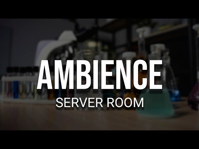 Server Room Ambience — Data Center Hum Sound for Focus, Coding & Background Noise