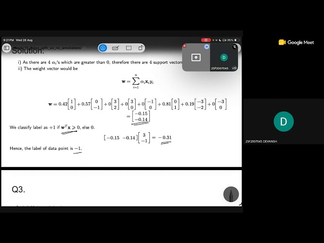 MLT | Week-9 and 10 | Solve with us