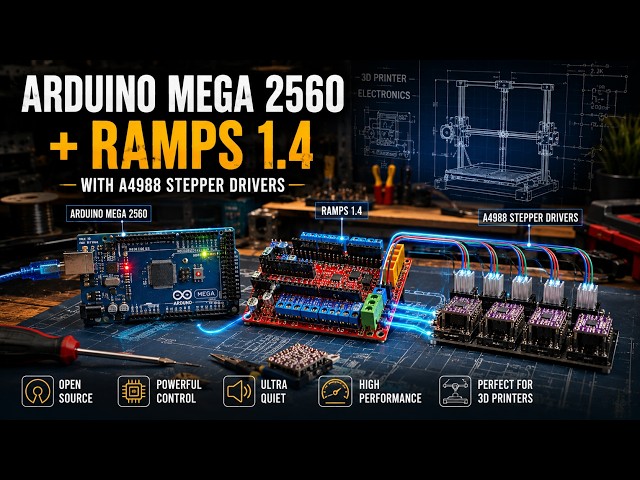 The 3 Electronics Every DIY 3D Printer Needs; Arduino 2560 Mega, RAMPS & A4988 Explained Part 1