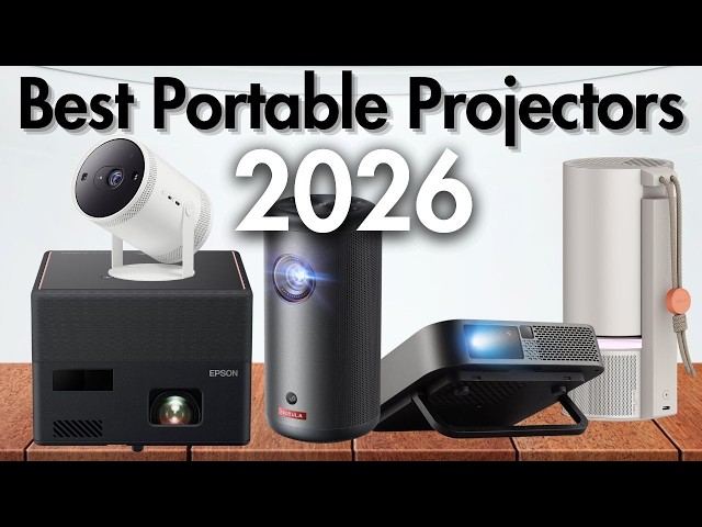 Top 5 Best Portable Projectors 2026 [Don't Buy Before Watching!]