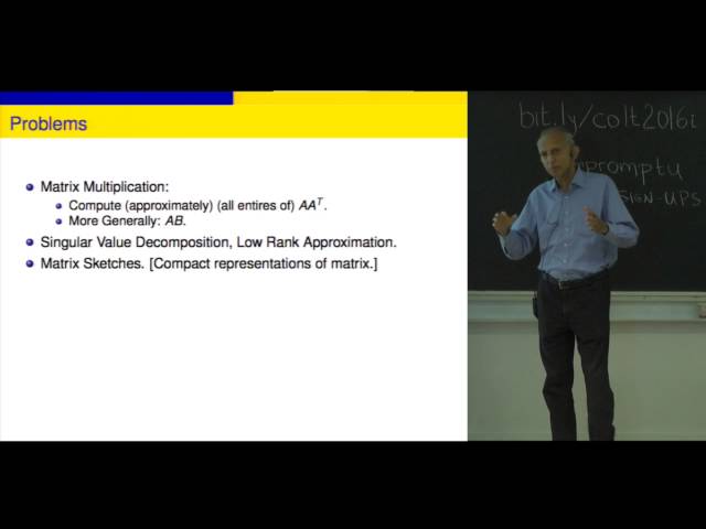 Randomized Algorithms in Linear Algebra