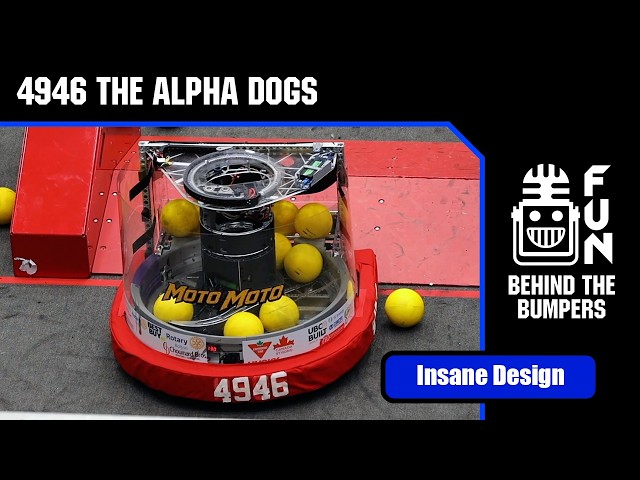 4946 Los Perros Alfa | Detrás de los Parachoques | Robot FRC RECONSTRUIDO