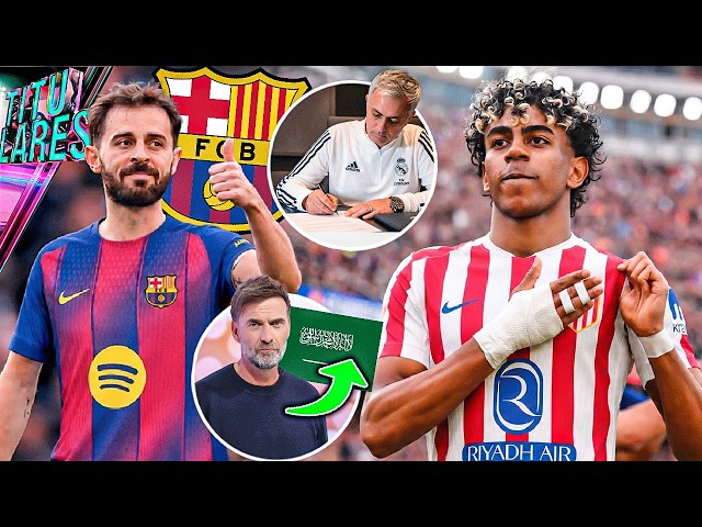 Atlético Madrid "signs" Lamine and Pedri | "Bernardo will be a Barça player" | Mourinho has alrea...