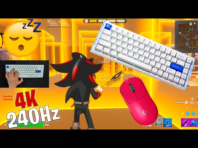 Dareu Cool 68 Unboxing ASMR 😴 Box Fight Gameplay 📦 Satisfying Keyboard Fortnite 4K 240 FPS🏆