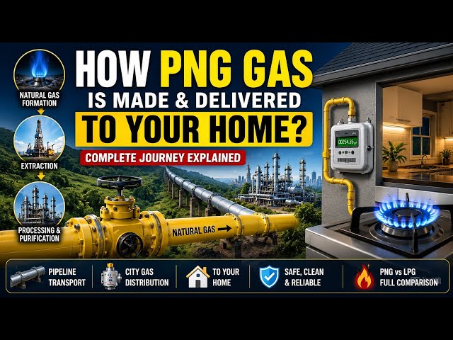 How PNG Gas Reaches Your Kitchen | Natural Gas Explained #PNGGas #NaturalGas