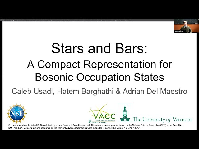 Caleb Usadi: Stars & Bars: A Compact Representation for Bosonic Occupation States