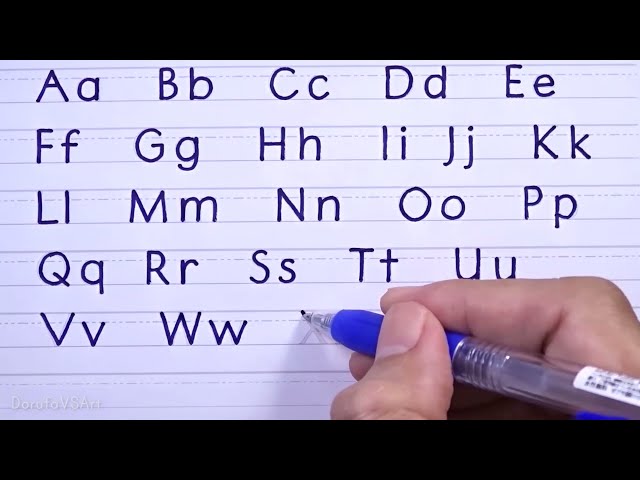 Handwriting Practice for Beginners | How to Write in Print Handwriting Letters
