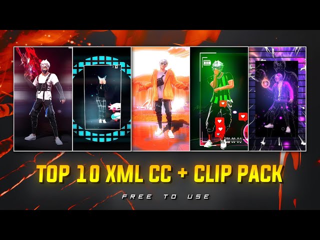 TRENDING TOP 10 SONG CLIP + XML PACK FREEFIRE
