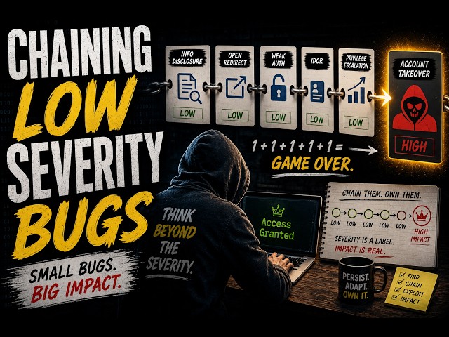 Chaining Low Severity Bugs