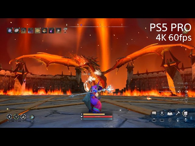 RuneScape: Dragonwilds FUZAN boss fight PS5 PRO Gameplay 
