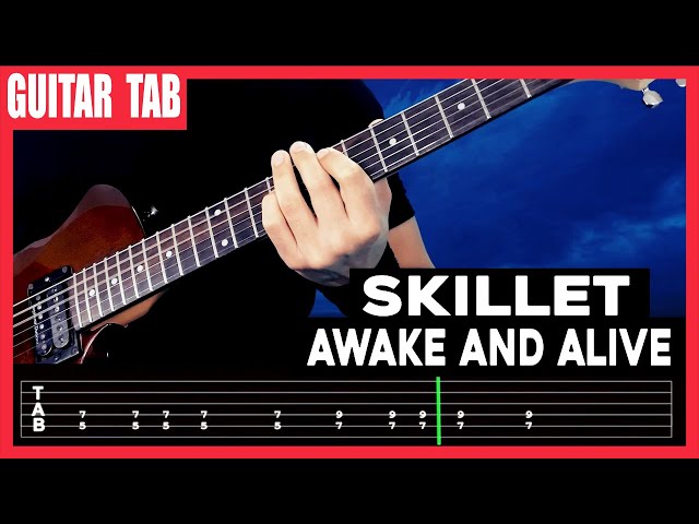 【SKILLET】[ Awake And Alive ] cover Dotti Brothers | LESSON | GUITAR TAB