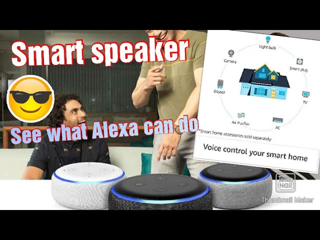 New smart speaker with Alexa