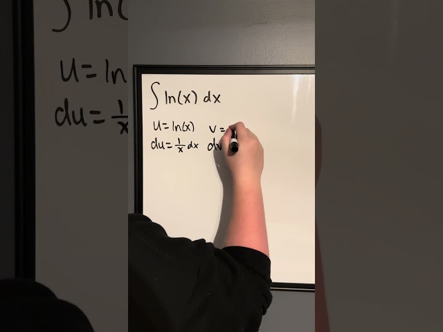 How To Integrate ln(x) Using Integration By Parts
