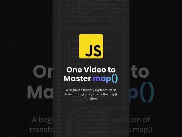 Array - map() function | #javascript #coding
