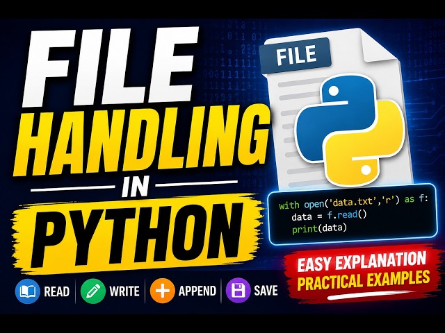 Python File Handling: Open, Read, Write, and Save