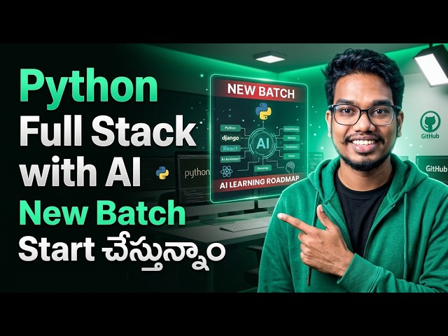 Full Stack Python with AI New Batch Started | 2026 Complete Job Ready Course | Learn from Scratch