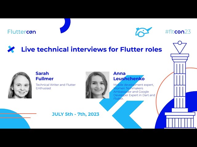 Live technical interviews for Flutter roles