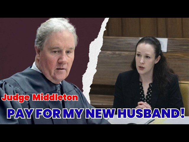 "You Want Me to Pay for Your NEW Husband?!" 🏠 Judge Middleton Confronts Outrageous Divorce Demand!