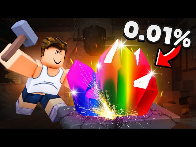 I Forged RAINBOW GEAR in The Forge!