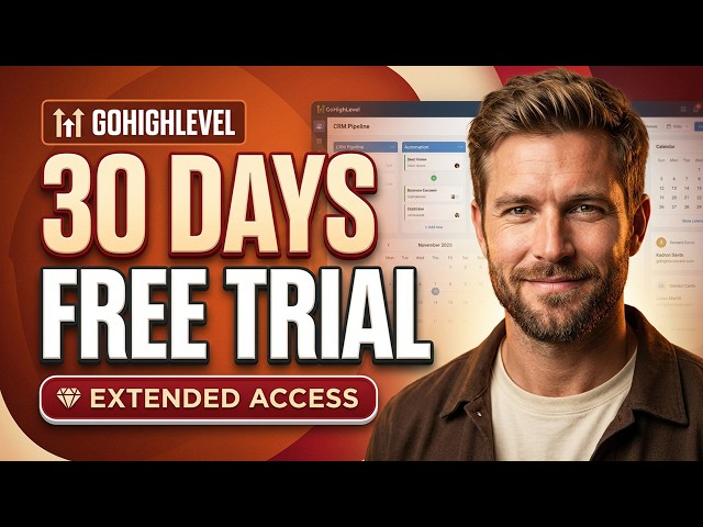 GoHighLevel Free Trial 2026 🟧 Extended 30 Days Trial + Special Bonuses