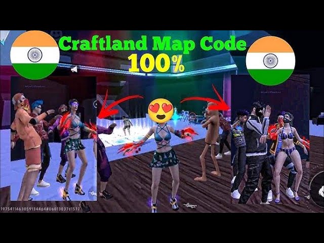 DISCO DANCE CRAFTLAND MAP Password And Code😂🔥 #freefire #shorts