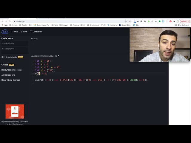 Javascript - Վարժություն (boolean)