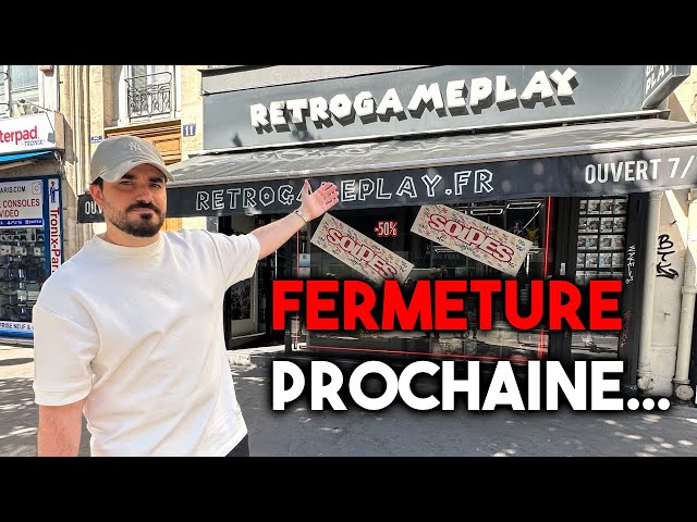 Ce MAGASIN de jeux vidéo EMBLÉMATIQUE qui FERME à Paris RÉPUBLIQUE