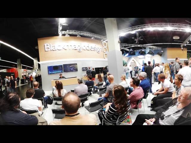 360° Virtual Reality -  Blackmagic Resolve Photokina 2016 Cologne
