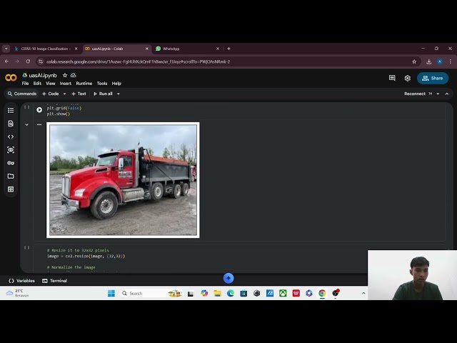  Convolutional Neural Network (CNN) pada dataset CIFAR-10.
