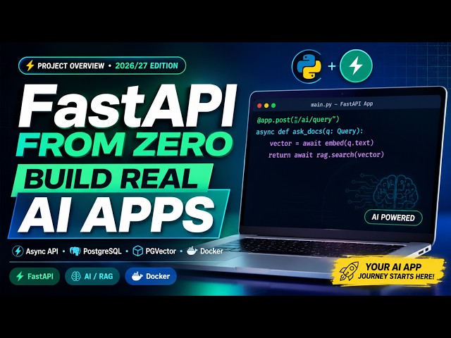 FastAPI From Zero: Build a Production AI API | Episode 1 - Course Overview