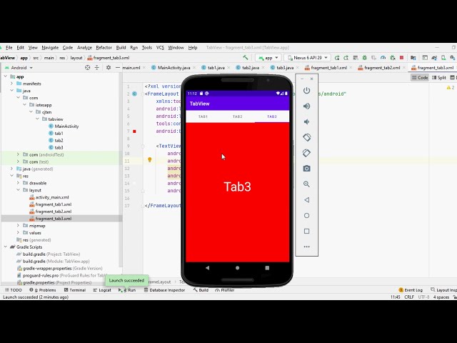 Android X Swipe View with ViewPager2 and Tabs