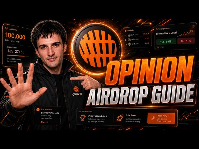 Opinion Airdrop Tutorial [Prediction Markets Platform]